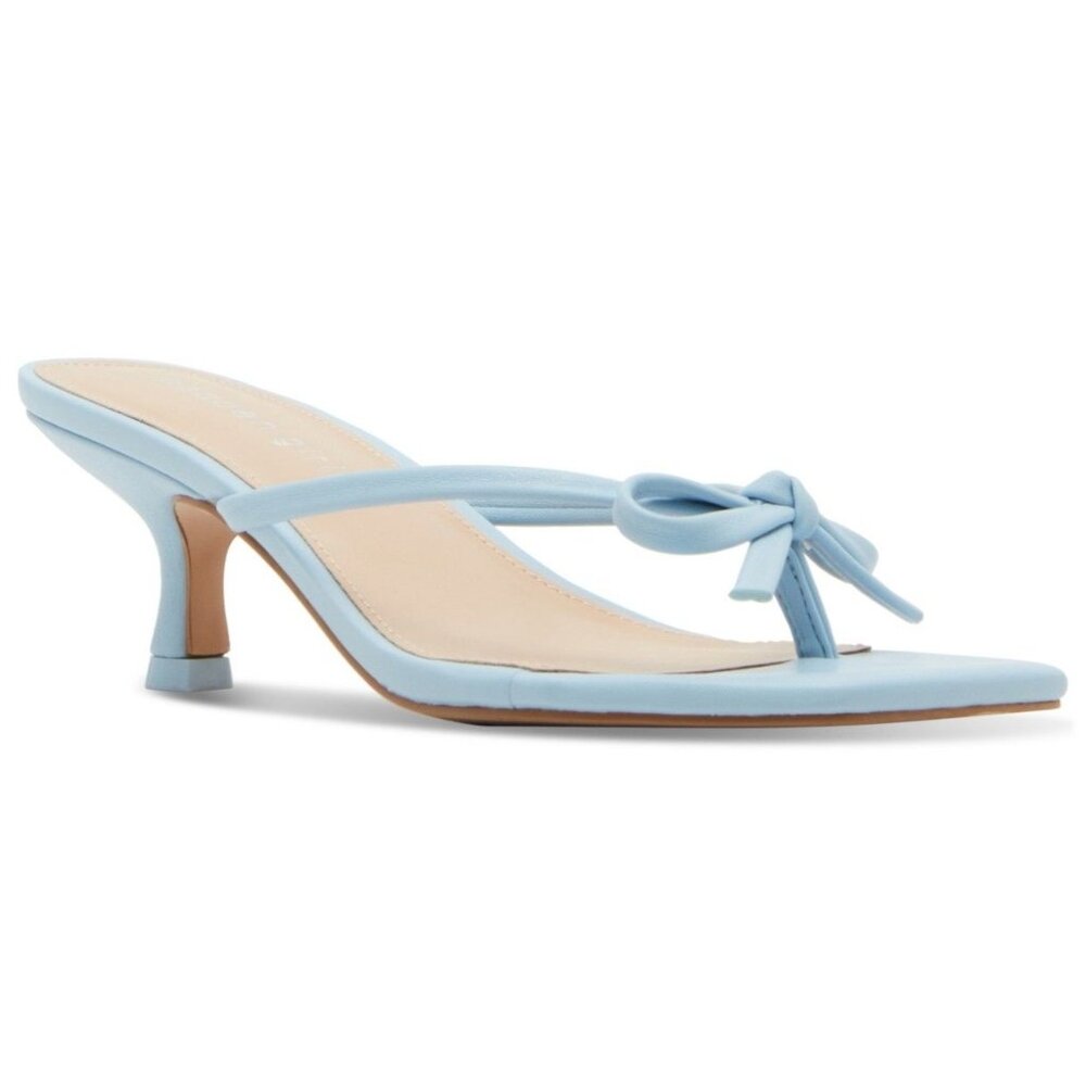 Madden Girl Charlotte Kitten Heel Bow Dress Sandals